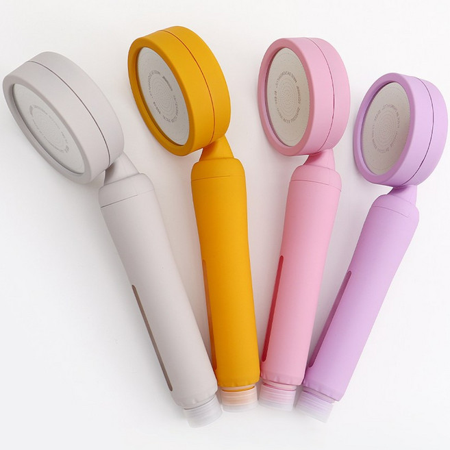 샤워플러스 블라썸 3단케어 샤워기필터, 퍼플, 1개