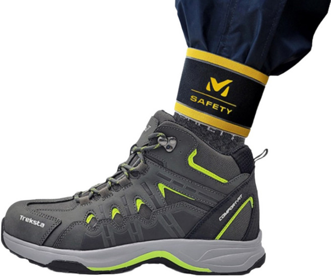 밀레 각반 안전각반 발목 밴드, 블랙, 1개