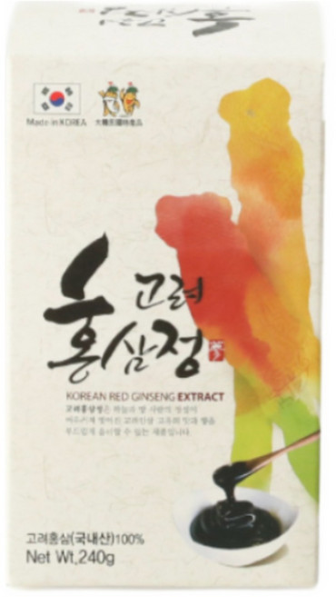 금산에서 직접만든 순수 홍삼 100% 홍삼정 홍삼진액 홍삼스틱 홍삼과 산수유열매 천연벌꿀이 어울어진 산수유스틱 지함바구니 보자기포장된 홍삼정과, 240g, 1개