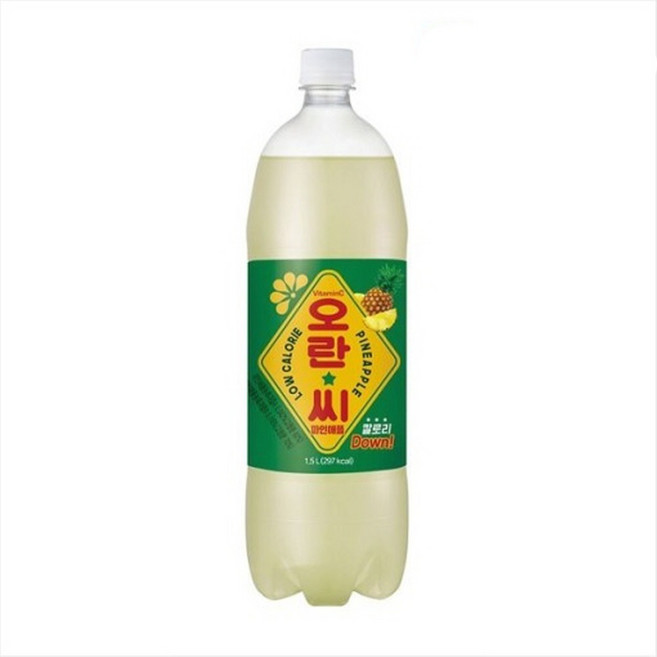 오란씨 파인애플 탄산음료, 1.5L, 8개