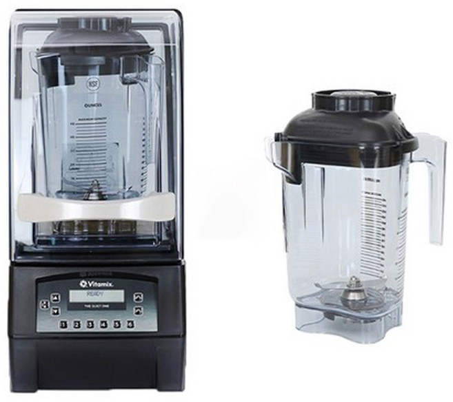Vitamix 바이타믹스 콰이어트원 블렌더 업소용 카페 믹서기 스무디 밀크폼, 콰이어트원 본품(48oz볼포함)  + 48oz볼 추가