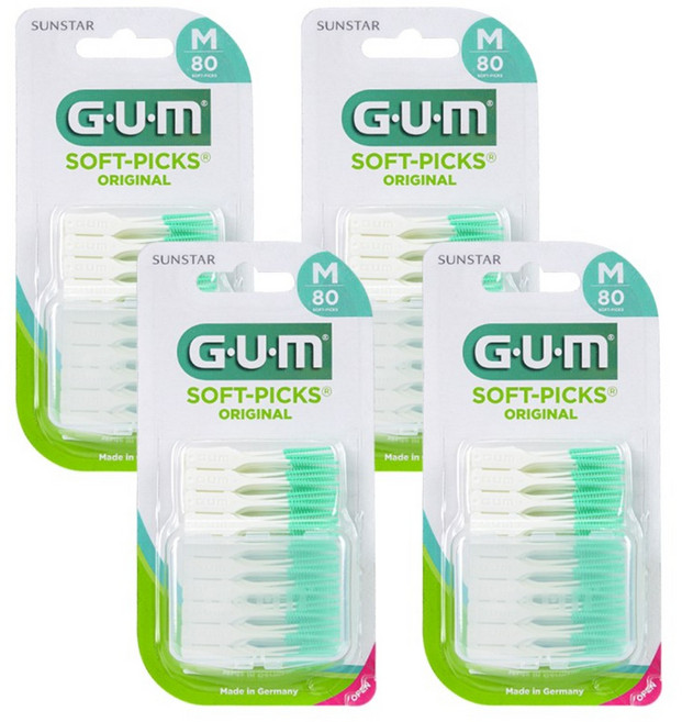 검 소프트픽 오리지날 치간칫솔, 80개입, 4개