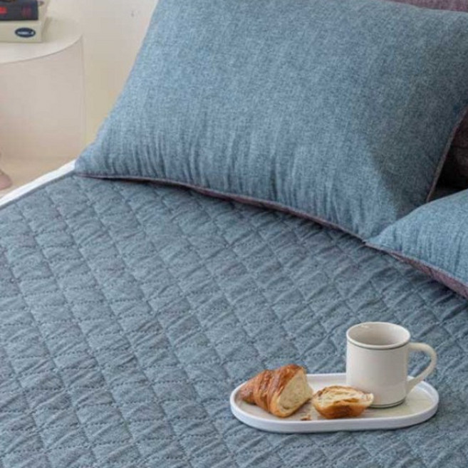 디어폴리 [국내 생산 전자파없는] 탄소매트 전기매트 카본 온열매트, 135X180cm, 미드나잇 블루