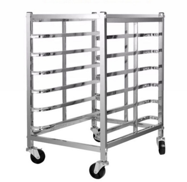 GAPINO 베이킹 랙 빵랙 이동식 트레이 선반 스테인레스 주방 다층 정리대, 1개