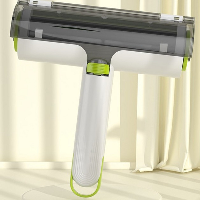 엘리오 먼지 반려동물 털제거기 반영구 돌돌이, 1개, 화이트그린