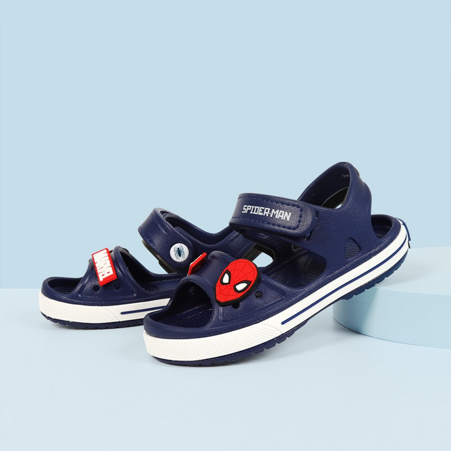 PWX키즈주니어 스파이더맨 파이선 키즈스트랩샌들 네이비