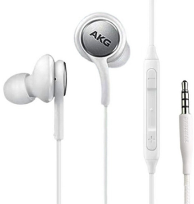 삼성 AKG 3.5mm 유선 줄 이어폰 갤럭시 스마트폰 인이어 라디오가능 3.5단자 노트8 노트9 S8 S9 S10, 화이트, 색상