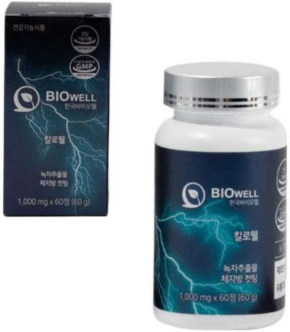 한국바이오웰 칼로웰 탄수화물 체지방 컷팅제, 60정, 1개