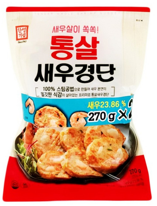 한성 통살새우경단, 270g, 4개