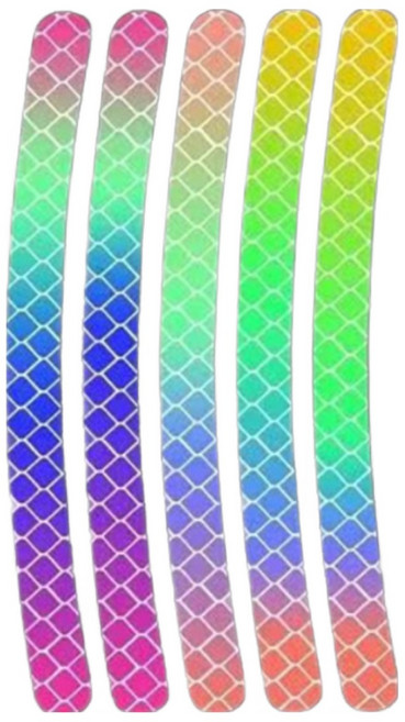 자전거 반사 스티커 431, 40개, 렌덤