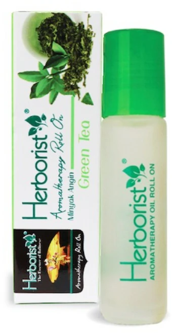 아로마롤온 Herborist 4가지 향, 1개, 그린티, 10ml - 쿠팡