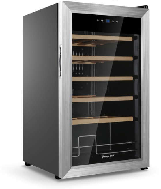 가정용 와인셀러 미니 소형 와인냉장고 매직쉐프 저장고, 24병 와인셀러