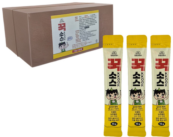 양원프레쉬 꾹소스 고기엔 꾹소스 양파절임, 15g, 200개