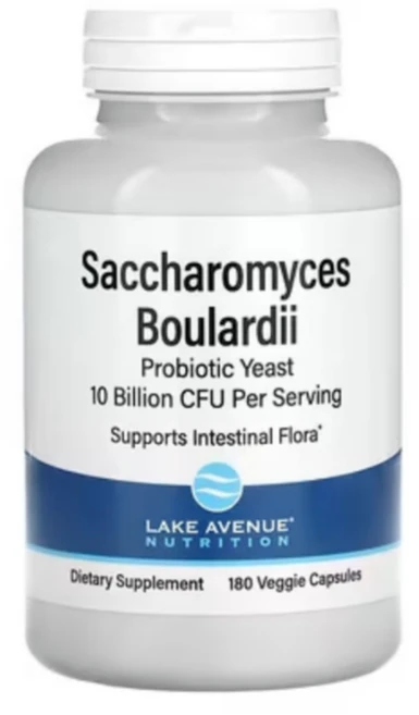 레이크에비뉴뉴트리션 사카로미세스 보울라디 100억 CFU 식물성 캡슐 180정, 1팩 - 쿠팡