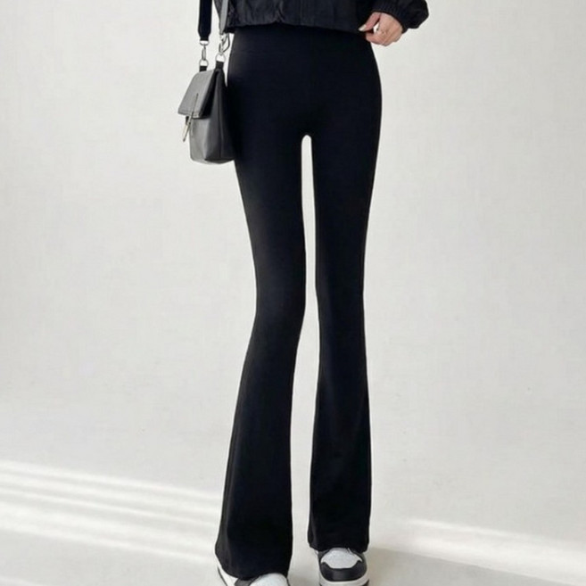 핑크셀럽 여성 요가 필라테스 빅사이즈 부츠컷 탄력 레깅스