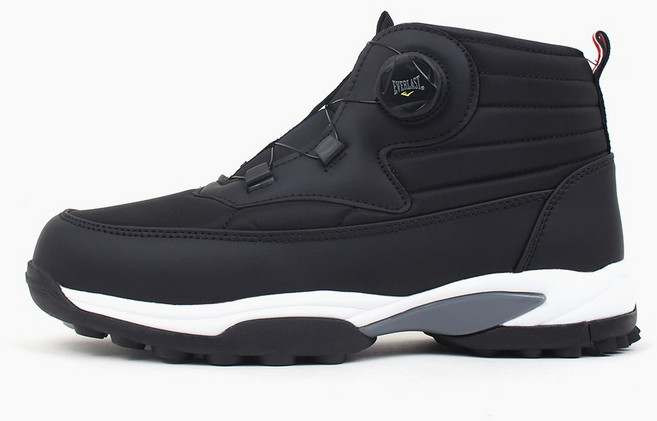 [고급인솔증정] 에버라스트 정품 E탑부츠 남녀공용 다이얼 방수 부츠 기모 안감 남성 여성 겨울 방한화 스키 신발 논슬립