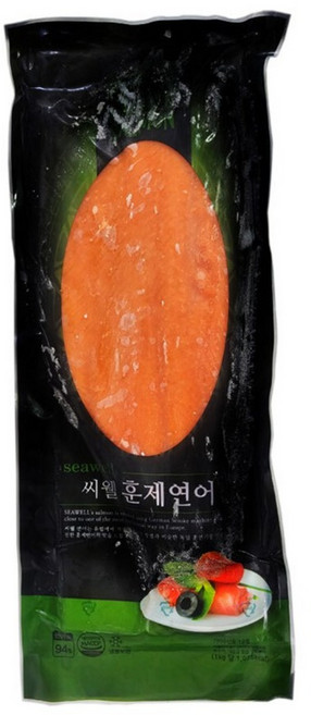[씨기프트]훈제연어 필렛 9kg 내외 냉동 노르웨이 초밥 샐러드 스테이크 대용량 업소용, 단품, 단품