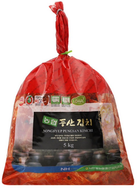 (HACCP인증) 프리미엄 농협 풍산김치 숙성김치 5kg / 10kg, 1개