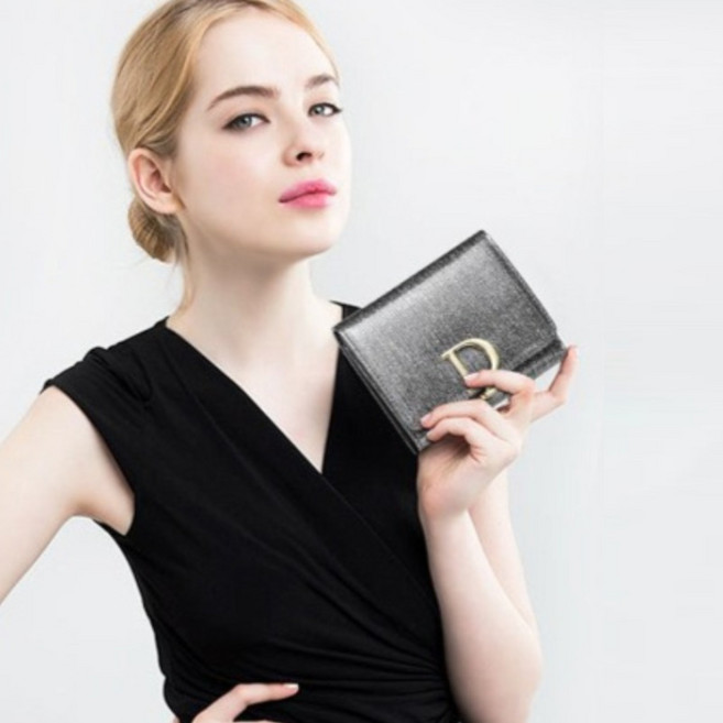 여성 고급 스러운 펄소가죽 반지갑 BYN-3206