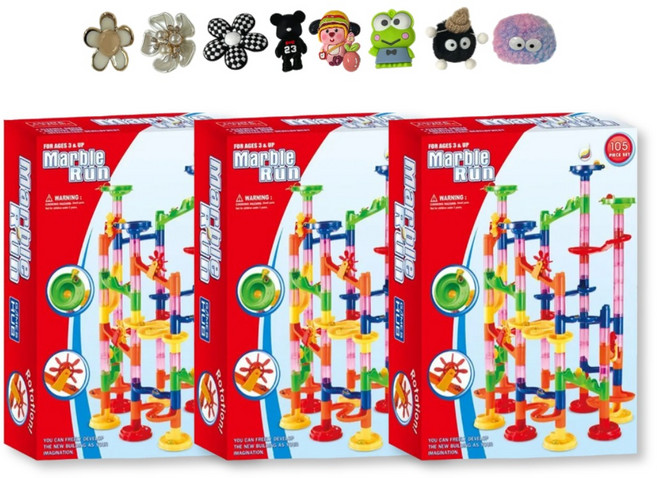 일월전빵 베베토이 마블런 구슬굴리기 105p B-J003, 3개세트, 1개