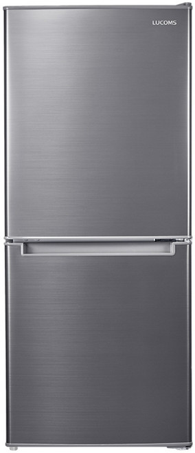 루컴즈 냉장고 106L 2도어 원룸 소형 미니 방문설치포함 R10H01-S 실버, 메탈 실버