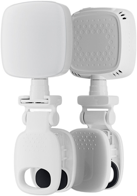 클립형 셀카 방송 촬영조명 충전식 LED 링라이트, 1개, 화이트