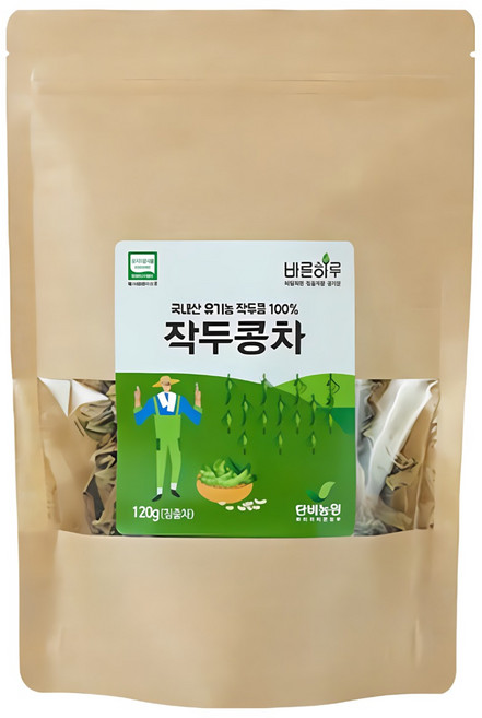 국내산 유기농 직접재배 바른하루 작두콩차120g 국산 볶은작두콩차, 120g, 1개입, 1개