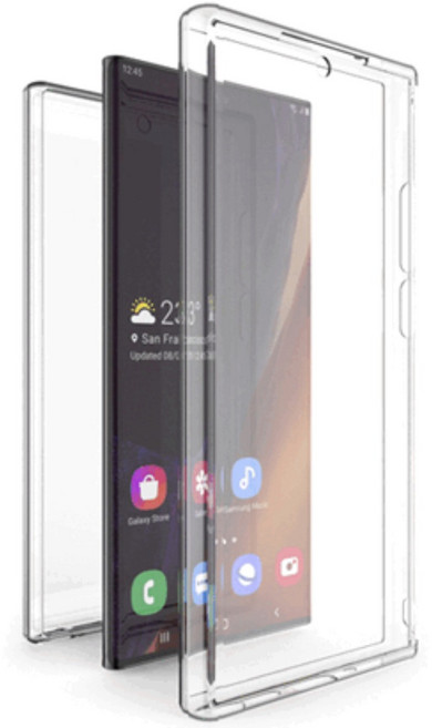 갤럭시S22울트라 투명 범퍼 풀커버 케이스 S908