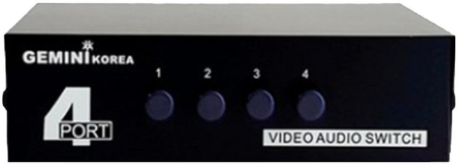 SG4000 AV 4포트선택기 셀렉터 분배기 오디오 비디오 RCA AG-4100, SG-4000, 1개