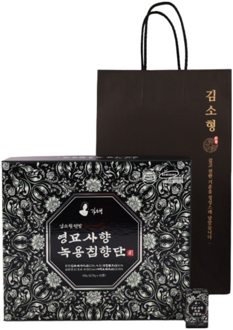 침향환 김소형 녹용 영묘사향 32환, 120g, 3개