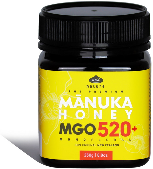 와일드네이처 아침에 좋은 마누카꿀 MGO520+ UMF15+ 동일수치, 1개, 250g