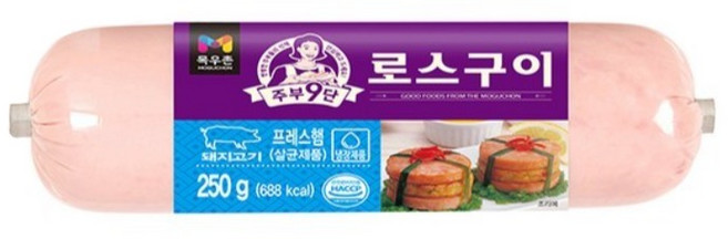 목우촌 주부9단 로스구이, 250g, 4개