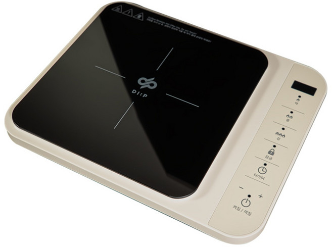 디프 휴대용 터치 슬림 인덕션 IH 1구 2000W 간편 조리, 일반형, YL-20K116