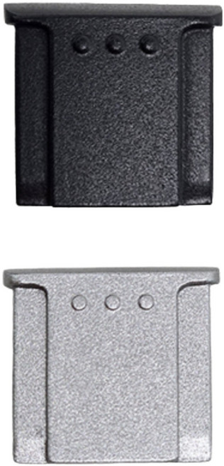 지스터프 후지필름 DSLR 미러리스 카메라 프리미엄 메탈 핫슈커버 2색 세트, 2개