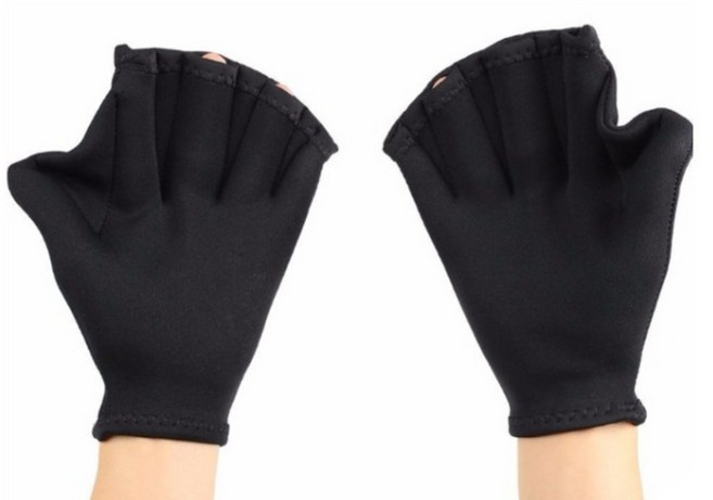 수영손오리발 다이빙 훈련 손가락 개구리 장갑 자유형, 수영손오리발 BL07733, 1개