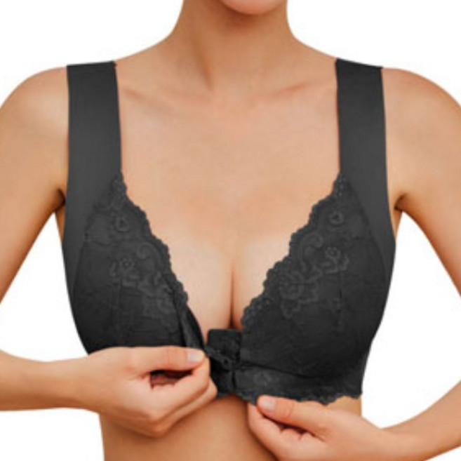 1+1 마더라이크 앞후크 레이스 몰드 누디햄브라 여성 브래지어 속옷
