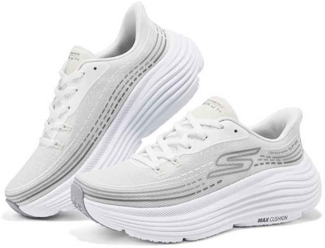 [S]스케쳐스 여성용Skechers 고워크 MAX쿠셔닝 5CM굽 푹신 발편한 캐주얼 운동화