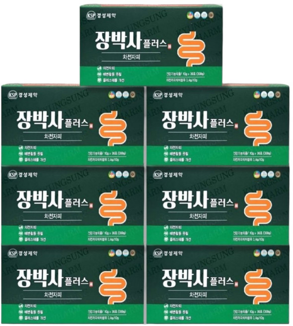 경성제약 장박사 (10g ) 변비 설사 과민성 대장증후군 배변 콜레스테롤 다이어트에 도움, 300g, 7개