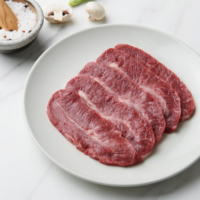 [농협안심한우][냉장] 1등급 한우 부채살 구이용 200g 소고기 특수부위, 1개