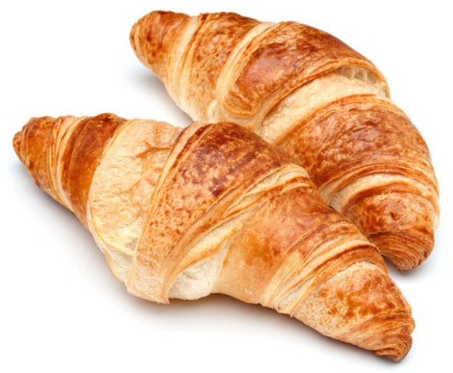 [엣홈045] 버터 크로와상 55g 40개입 (1박스) 냉동생지 크로플 전문점 사용제품 드라이아이스+아이스팩 꼼꼼냉동포장, 40개