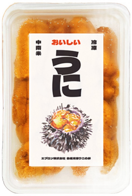 우니 성게알 냉동 칠레산, 1개, AA급 100G(1홀)