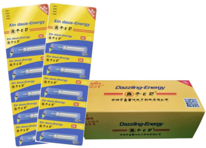 리필용 리튬 배터리 CR425, 100개