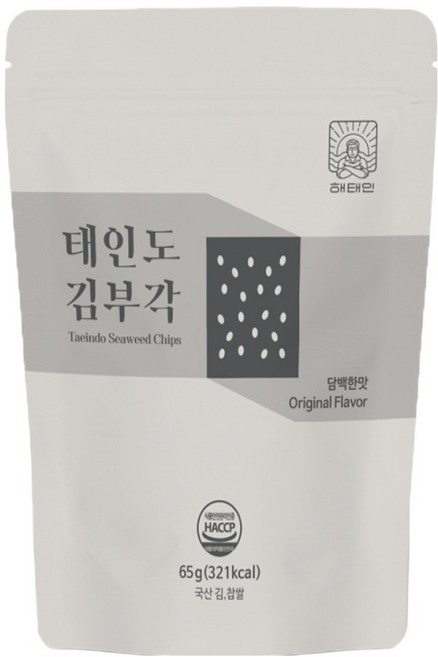 태인도 수제 찹쌀김부각, 3개, 65g