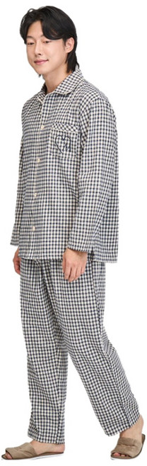 [홈이] 트라이 남성 프리미엄 기모파자마세트 잠옷선물