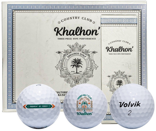 깔롱 볼빅 3피스 비거리 선물용 골프공 더즌 12구, 화이트, 1개, 12개입