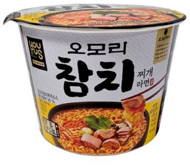 유어스 오모리 참치찌개 큰컵, 3개