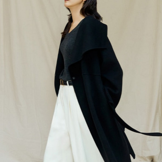 [LBL] (25FW) 시그니처 울100 핸드메이드 코트