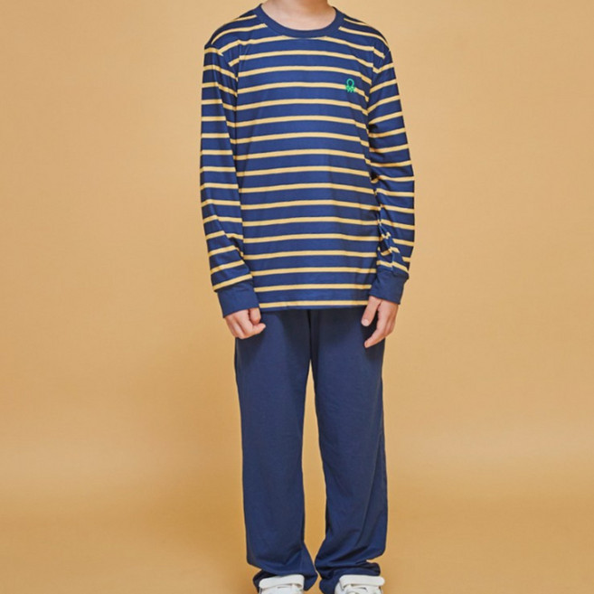 [베네통] 베네통키즈 피치 남아 원마일웨어 상하의 2종