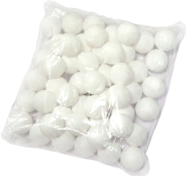 무지 칼라탁구공 13가지 색상 공예용 행사용 색깔탁구공 추첨볼 벌크, 1개, 50개입, 화이트