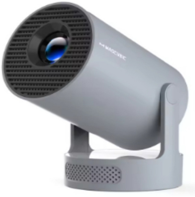 HARU DEAL HY300 PRO + 빔프로젝터 휴대용 가정용 홈시네마 한국어지원 아이폰 안드로이드 180도 회전 자동 키스톤, bag plus, 그레이